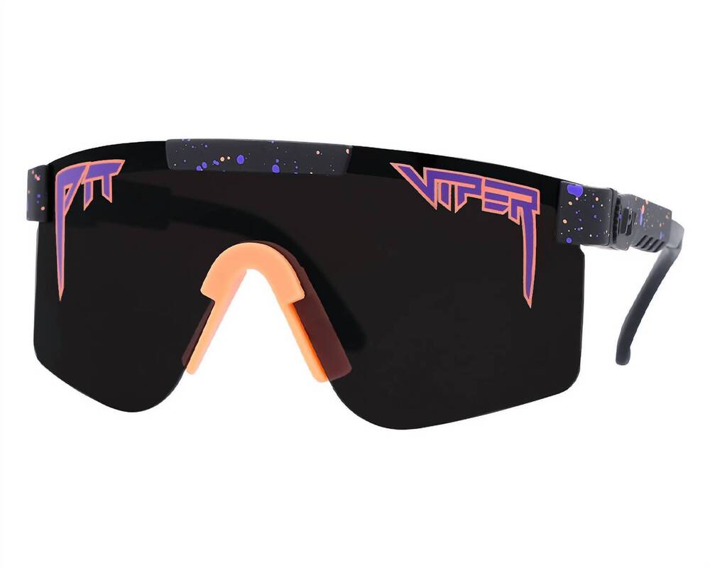 NEW PIT VIPER men's og the naples single wide polarized sunglasses in black
